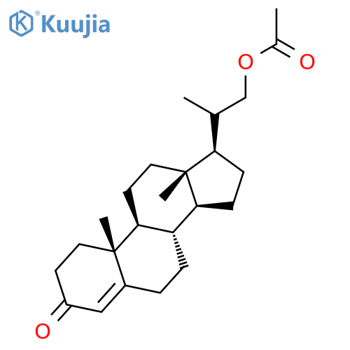 Pregn-4-en-3-one, 21-(acetyloxy)-20-methyl- structure