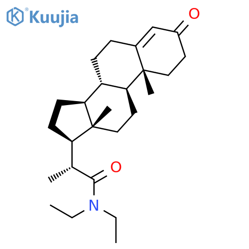 PREGN-4-ENE-20-CARBOXAMIDE, N,N-DIETHYL-3-OXO-, (20R)- structure