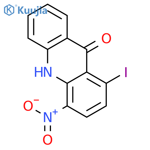 9(10H)-Acridinone, 1-iodo-4-nitro- structure