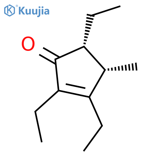 2-CYCLOPENTEN-1-ONE, 2,3,5-TRIETHYL-4-METHYL-, CIS- structure