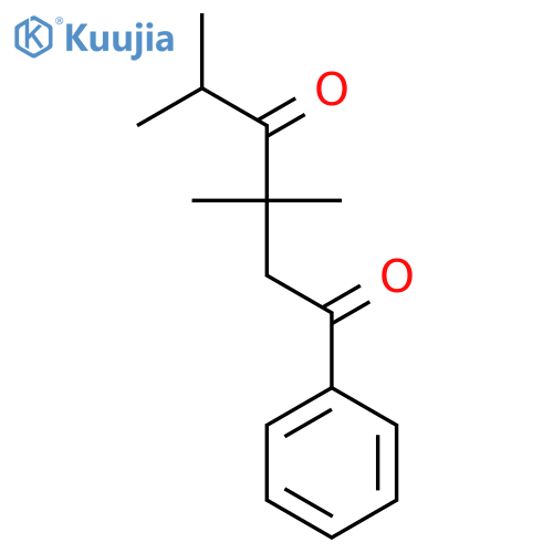 1,4-HEXANEDIONE, 3,3,5-TRIMETHYL-1-PHENYL- structure