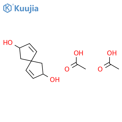 Spiro[4.4]nona-3,8-diene-2,7-diol, diacetate structure