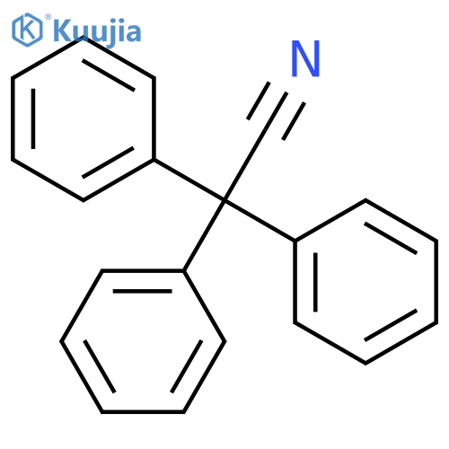 Triphenylacetonitrile structure