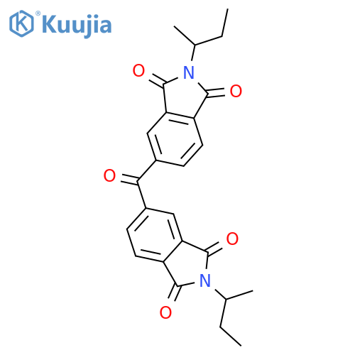 1H-Isoindole-1,3(2H)-dione, 5,5'-carbonylbis[2-(1-methylpropyl)- structure