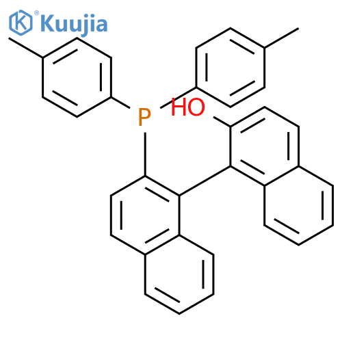 [1,1'-BINAPHTHALEN]-2-OL, 2'-[BIS(4-METHYLPHENYL)PHOSPHINO]- structure