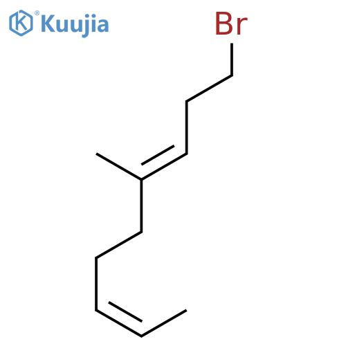 2,6-NONADIENE, 9-BROMO-6-METHYL-, (Z,E)- structure