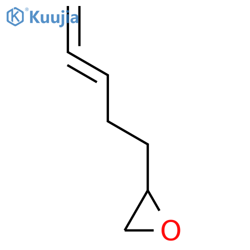 OXIRANE, 3,4-PENTADIENYL- structure