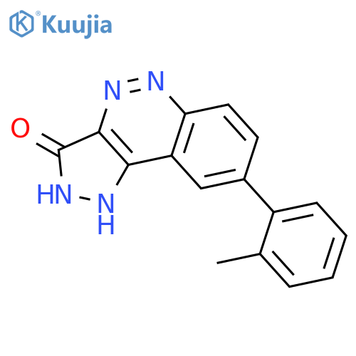 3H-Pyrazolo[4,3-c]cinnolin-3-one, 1,2-dihydro-8-(2-methylphenyl)- structure