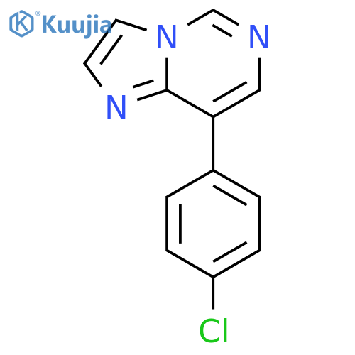 Imidazo[1,2-c]pyrimidine, 8-(4-chlorophenyl)- structure