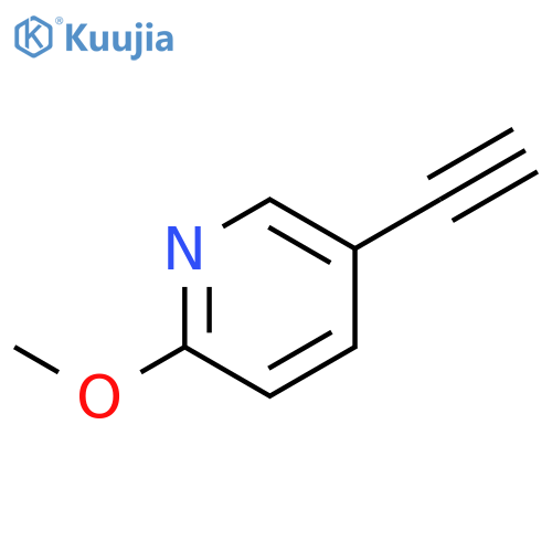5-ethynyl-2-methoxypyridine structure