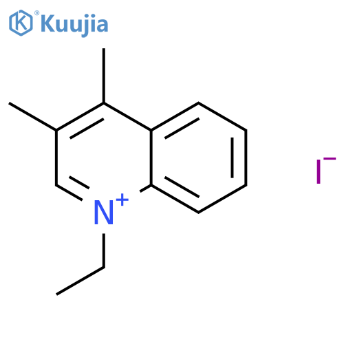 Quinolinium, 1-ethyl-3,4-dimethyl-, iodide structure