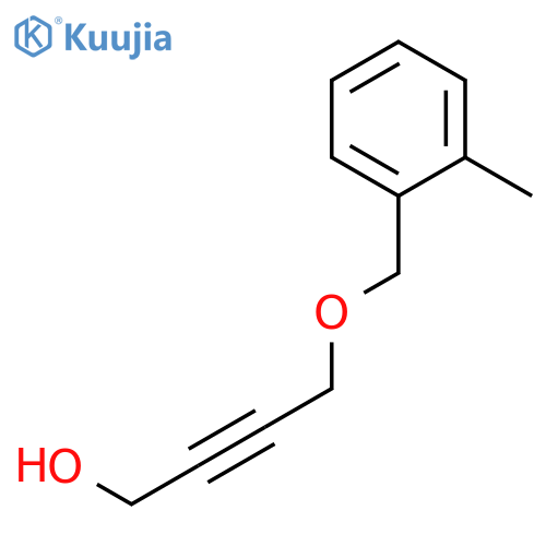 2-BUTYN-1-OL, 4-[(2-METHYLPHENYL)METHOXY]- structure