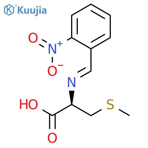 L-Cysteine, S-methyl-N-[(2-nitrophenyl)methylene]- structure