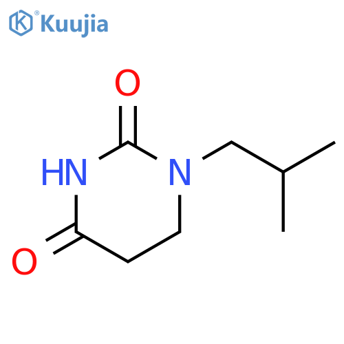2,4(1H,3H)-Pyrimidinedione,dihydro-1-(2-methylpropyl)- structure