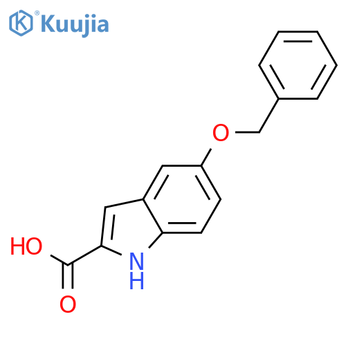 5-(Benzyloxy)-1H-indole-2-carboxylic acid structure
