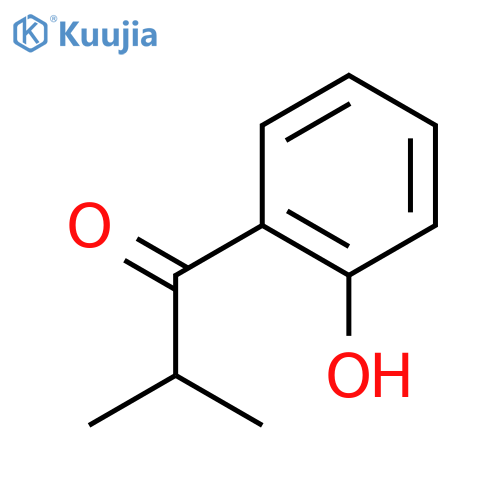 1-(2-hydroxyphenyl)-2-methylpropan-1-one structure