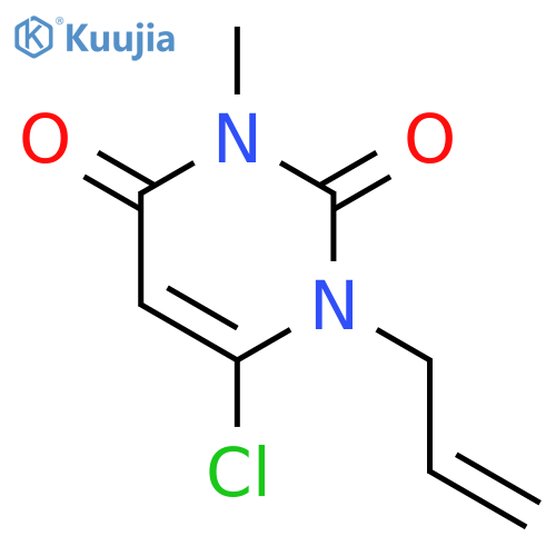 2,4(1H,3H)-PYRIMIDINEDIONE, 6-CHLORO-3-METHYL-1-(2-PROPENYL)- structure