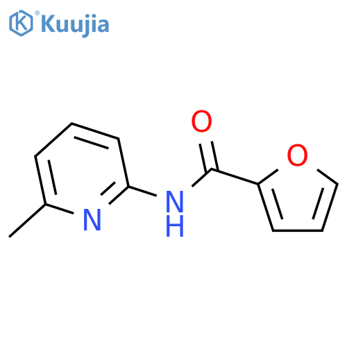 2-Furancarboxamide, N-(6-methyl-2-pyridinyl)- structure