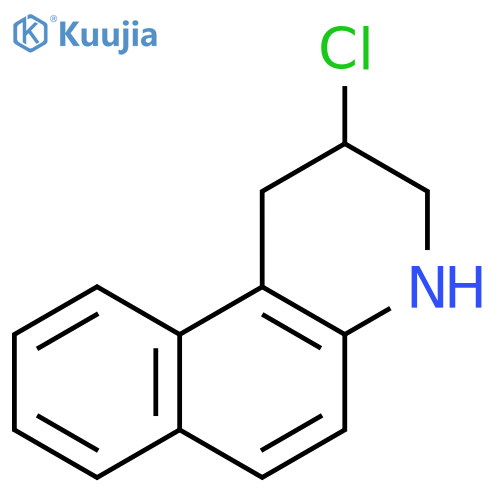 BENZO[F]QUINOLINE, 2-CHLORO-1,2,3,4-TETRAHYDRO- structure