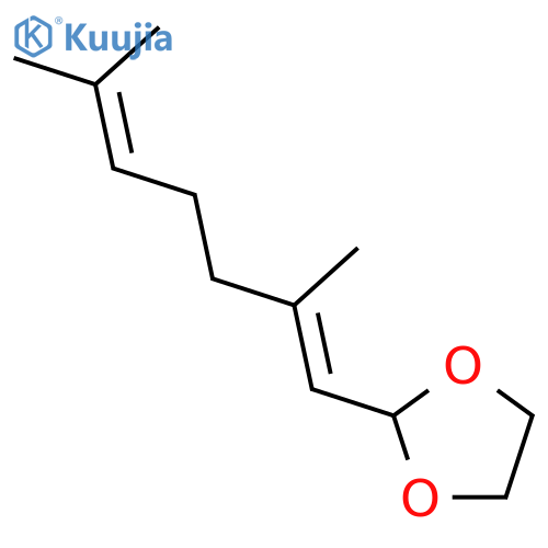 2-(2,6-dimethylhepta-1,5-dien-1-yl)-1,3-dioxolane structure