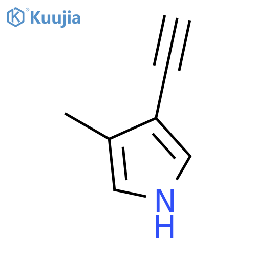 1H-Pyrrole, 3-ethynyl-4-methyl- structure
