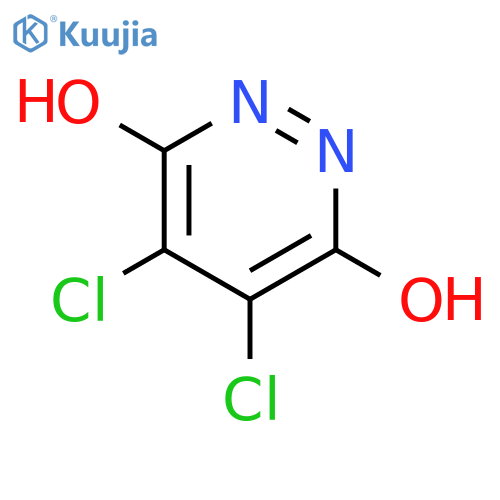 4,5-dichloro-1,2,3,6-tetrahydropyridazine-3,6-dione structure