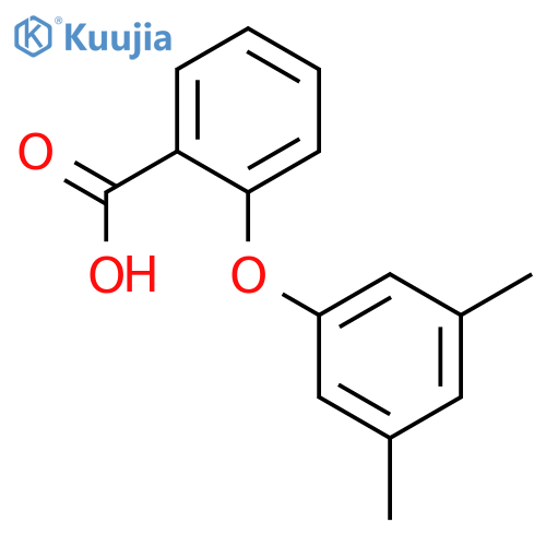 Benzoic acid,2-(3,5-dimethylphenoxy)- structure