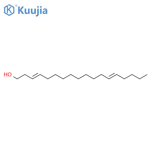 (3E,13Z)-Octadecadien-1-ol structure