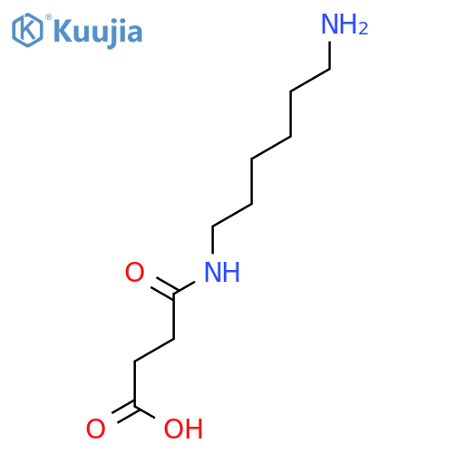 Butanoic acid, 4-[(6-aminohexyl)amino]-4-oxo- structure