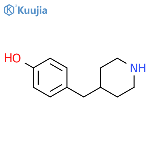 4-(piperidin-4-yl)methylphenol structure