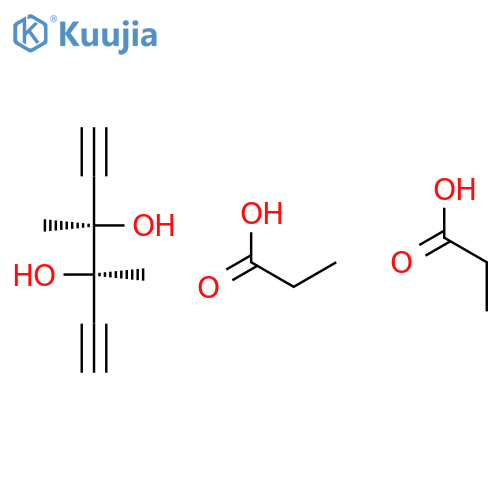 1,5-Hexadiyne-3,4-diol, 3,4-dimethyl-, dipropanoate, (R*,R*)- structure