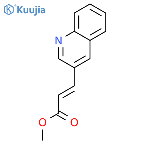 3-quinolin-3-yl-acrylic acid methyl ester structure