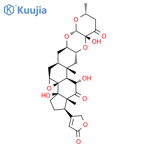 (1R,3aS,3bR,5aS,6aS,12aS,13aS,13bS,15aR)-3a,10,11a-trihydroxy-9,13a,15a-trimethyl-1-(5-oxo-2,5-dihydrofuran-3-yl)icosahydro-1H,11H-cyclopenta[7,8]phenanthro[2,3-b]pyrano[3,2-e][1,4]dioxin-11-one structure