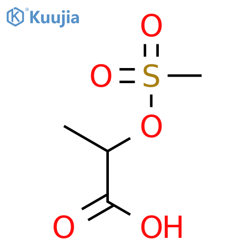 (S)-2-(Methylsulfonyl)oxypropanoic Acid structure
