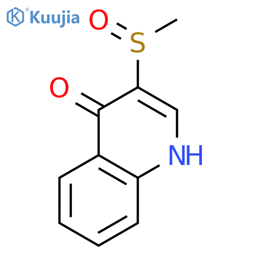 3-(Methanesulfinyl)quinolin-4(1H)-one structure