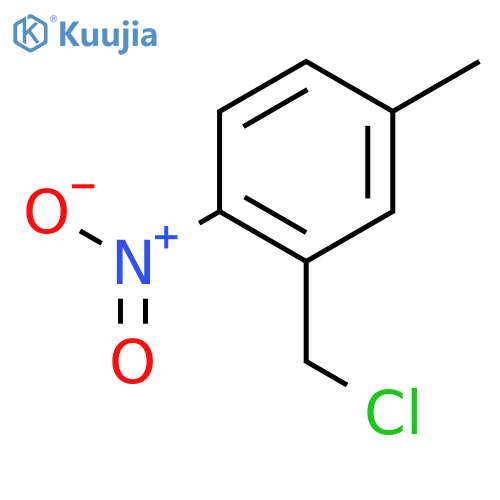 2-(chloromethyl)-4-methyl-1-nitrobenzene structure