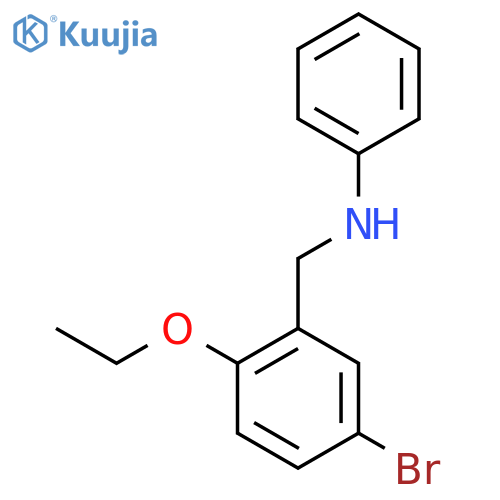 N-(5-bromo-2-ethoxybenzyl)aniline structure