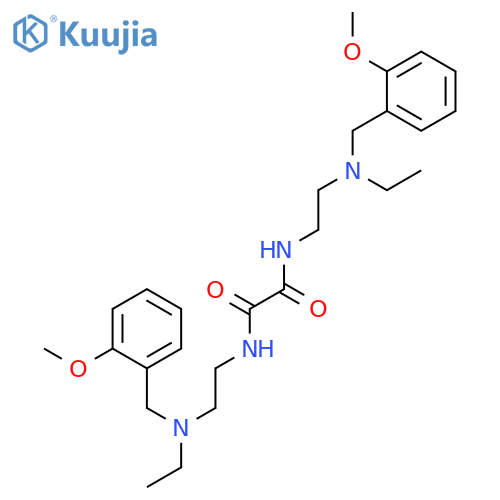 N~1~,N~2~-Bis(2-{ethyl[(2-methoxyphenyl)methyl]amino}ethyl)ethanediamide structure