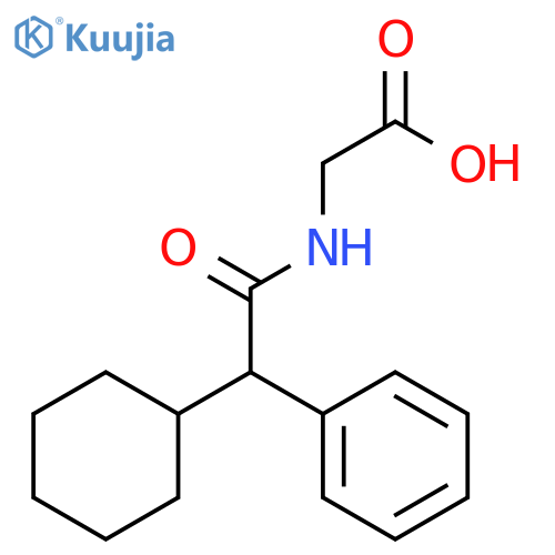 Glycine, N-(cyclohexylphenylacetyl)- structure