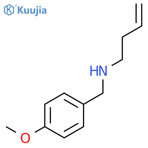 Benzenemethanamine, N-3-butenyl-4-methoxy- structure