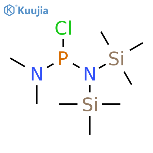 Phosphorodiamidous chloride, N,N-dimethyl-N',N'-bis(trimethylsilyl)- structure