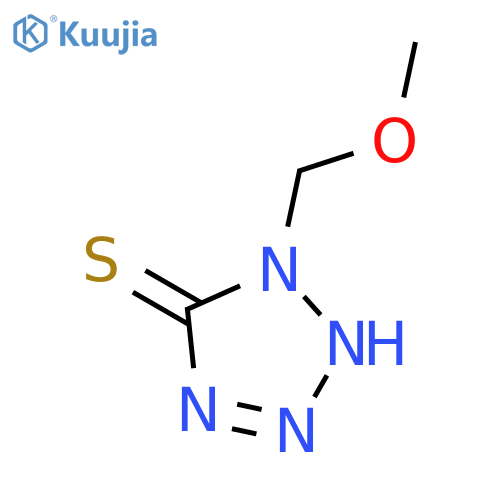 1-(Methoxymethyl)-1,2-dihydro-5H-tetrazole-5-thione structure