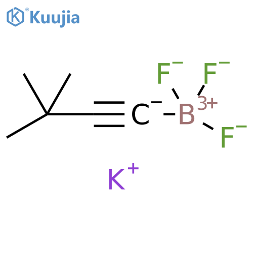 Potassium (3,3-dimethylbut-1-yn-1-yl)trifluoroborate structure