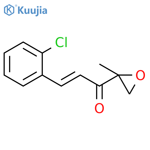2-PROPEN-1-ONE, 3-(2-CHLOROPHENYL)-1-(2-METHYLOXIRANYL)- structure