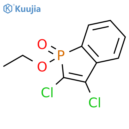 1H-PHOSPHINDOLE, 2,3-DICHLORO-1-ETHOXY-, 1-OXIDE structure