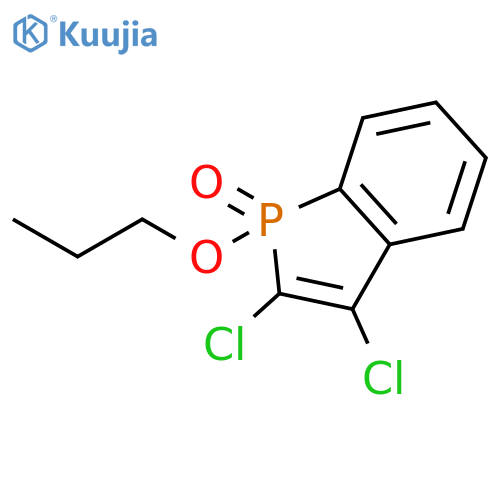 1H-Phosphindole, 2,3-dichloro-1-propoxy-, 1-oxide structure