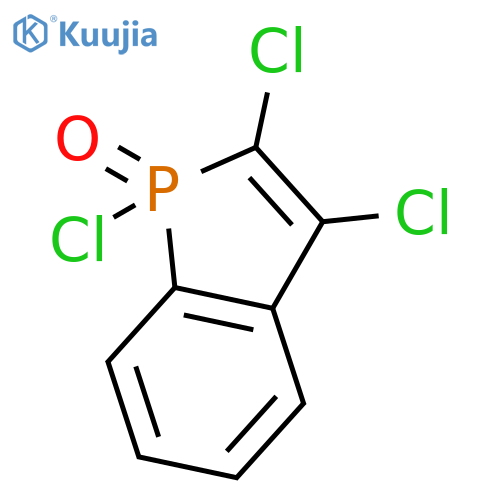 1H-Phosphindole, 1,2,3-trichloro-, 1-oxide structure