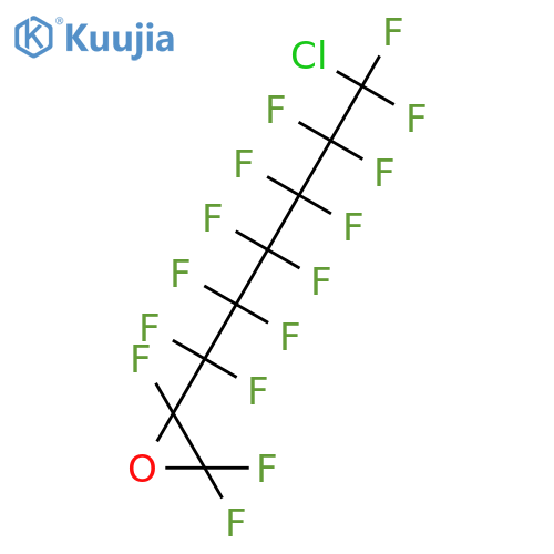 (6-Chloroperfluorohexyl)trifluorooxirane structure