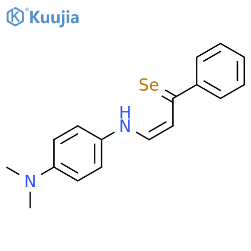 2-Propene-1-selone, 3-[[4-(dimethylamino)phenyl]amino]-1-phenyl-, (Z)- structure