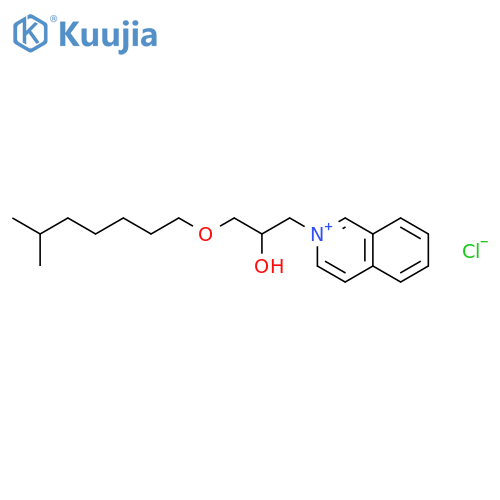 Isoquinolinium, 2-[2-hydroxy-3-(isooctyloxy)propyl]-, chloride structure
